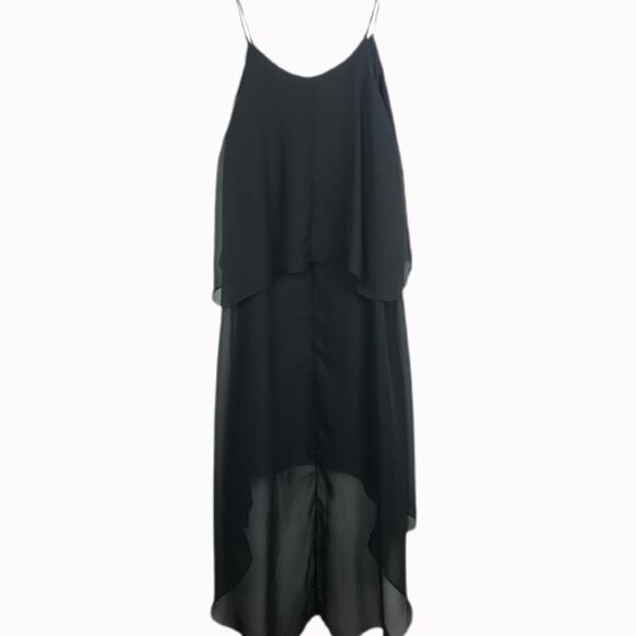 Soprano Black High Low Slip Dress Sz XS - Picture 2 of 4
